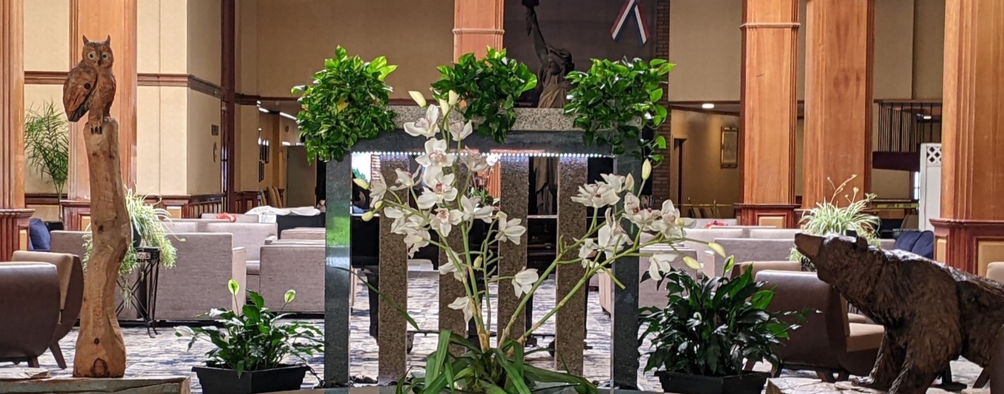 Resort interior and gathering spaces